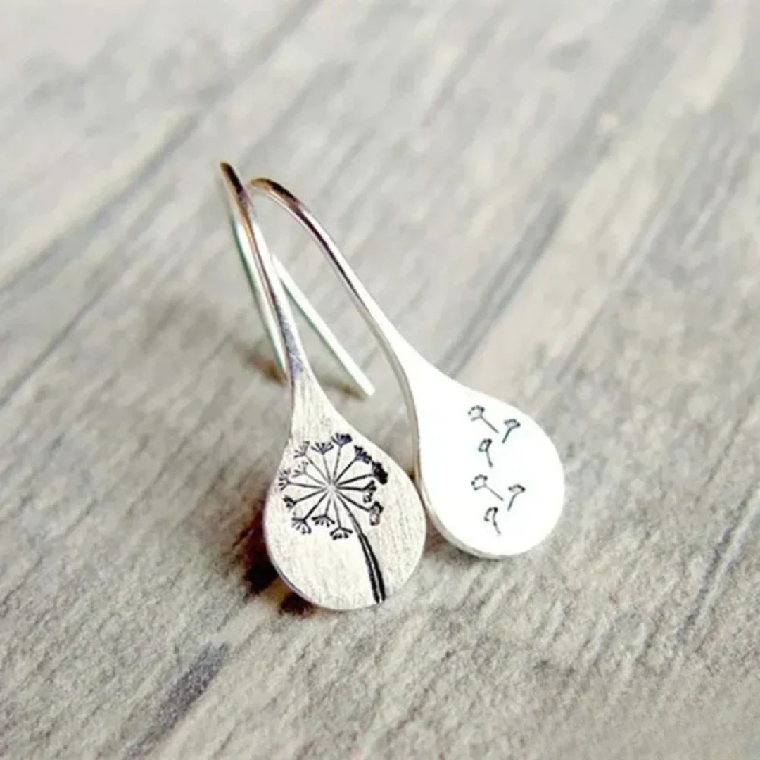 DANDELION LEAF EARRINGS | FINEST SILVER CRAFTSMANSHIP