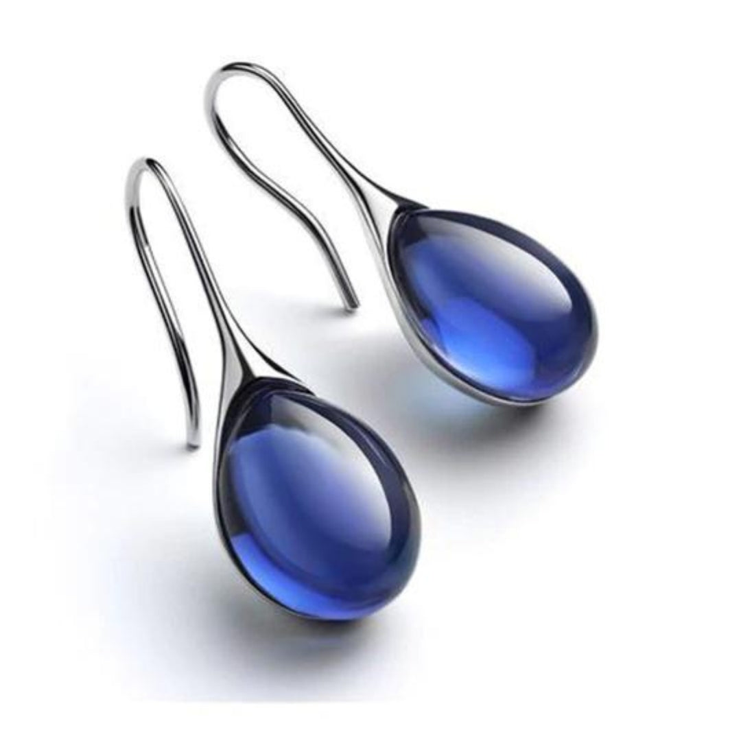 CRYSTAL DROP EARRINGS | SPARKLING DESIGN, ELEGANT COMBINATION