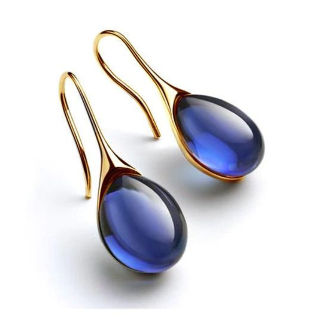 CRYSTAL DROP EARRINGS | SPARKLING DESIGN, ELEGANT COMBINATION