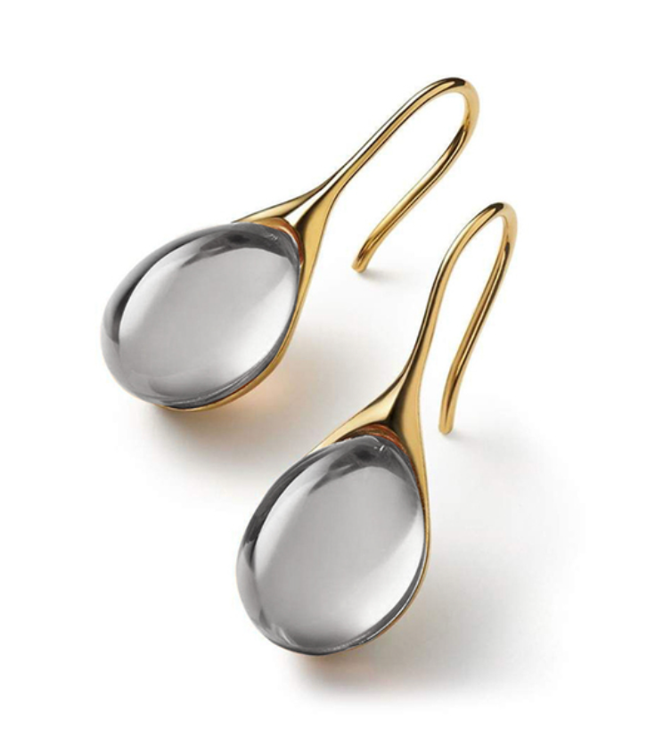 CRYSTAL DROP EARRINGS | SPARKLING DESIGN, ELEGANT COMBINATION