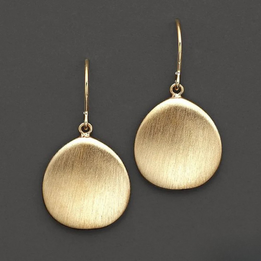 VINTAGE GOLD PLATE EARRINGS | ELEGANT DESIGN, TIMELESS SHINE