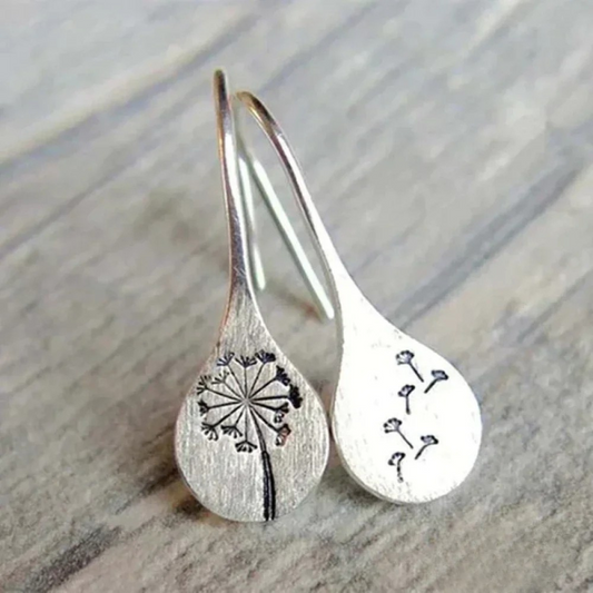 DANDELION LEAF EARRINGS | FINEST SILVER CRAFTSMANSHIP