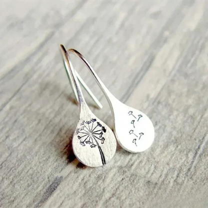 DANDELION LEAF EARRINGS | FINEST SILVER CRAFTSMANSHIP