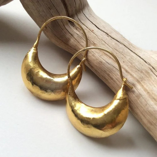 VINTAGE GOLD BASKET EARRINGS | ELEGANT, TIMELESS JEWELRY